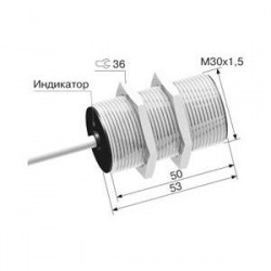 Индуктивный датчик ВБ2.30М.53.10.1.1.К
