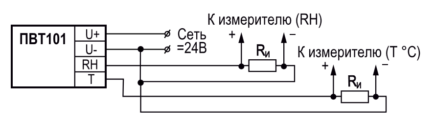 pvt101 shema podklyucheniya 0 10