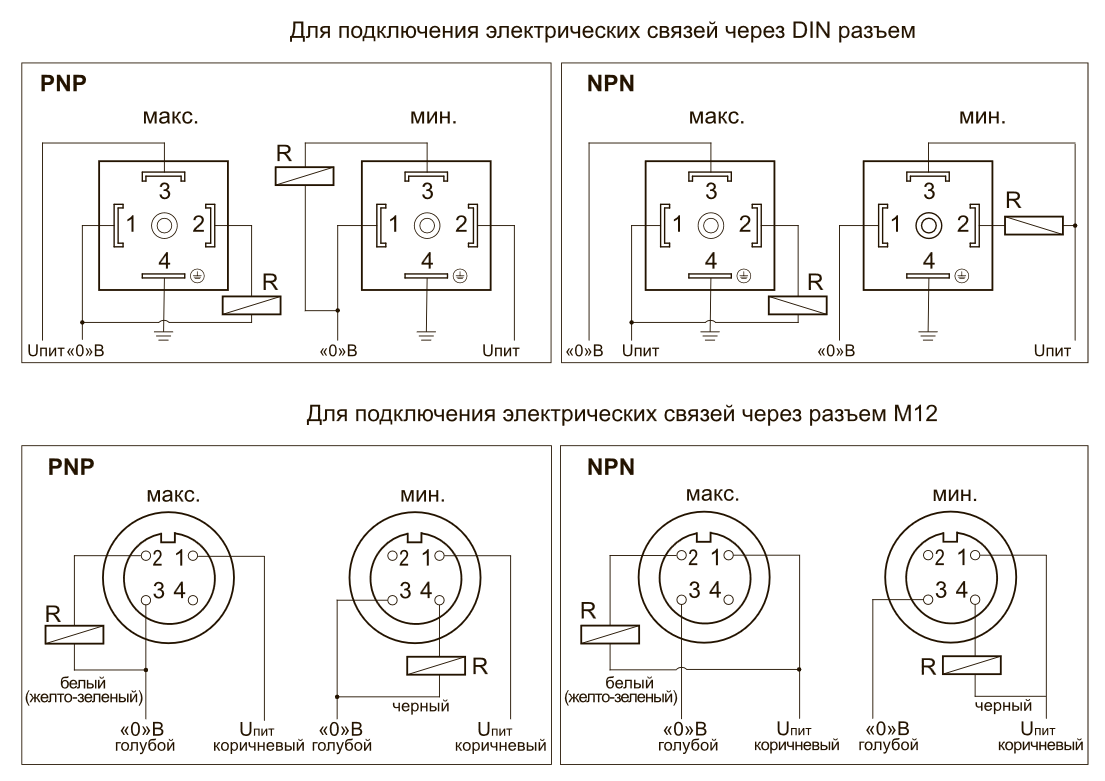 vdu shemy podklyucheniya shema podklyucheniya datchika s tranzistornymi vyhodami